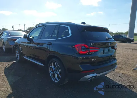 2024 BMW X3 xDrive30I из США, поврежденный, VIN 5UX53DP06R9U82491
